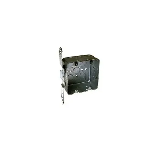 Switch Box, 2 -Gang, 2 -Outlet, 14 -Knockout, 1/2 in Knockout, Steel, Gray, Galvanized