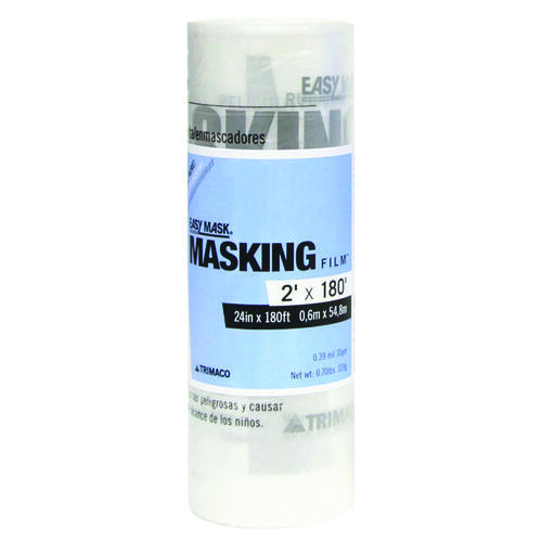 EasyMask Masking Film, 180 ft L, 24 in W - pack of 12