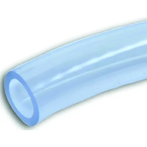 PVC Vinyl Tubing, Clear, 1/2 In. x 3/4 In. x 75 Ft.