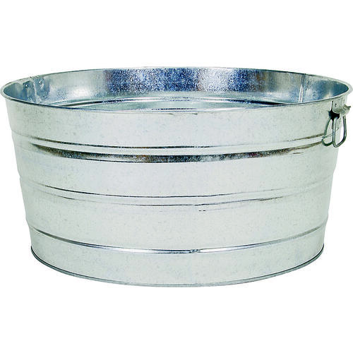 Behrens 3GS Wash Tub, 17 gal Capacity, Galvanized Steel