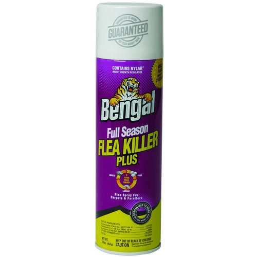 Bengal 92445 Flea Killer, Liquid, Spray Application, 16 oz Aerosol Can