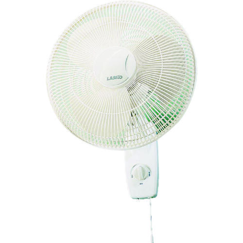 Lasko M16900 Oscillating Wall Mount Fan, 120 V, 16 in Dia Blade, 3