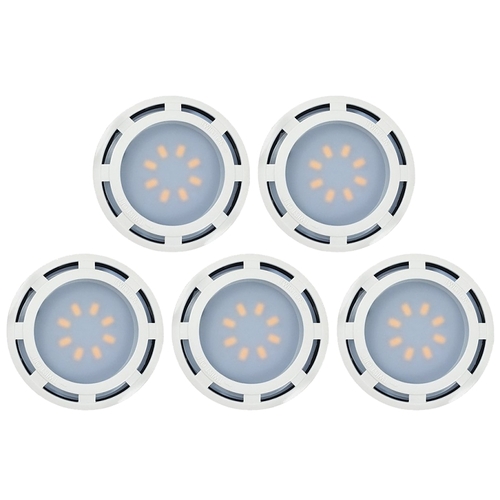 Puck Light Kit, 18.7 W, LED Lamp, 1190 Lumens, 3000 K Color Temp - pack of 5