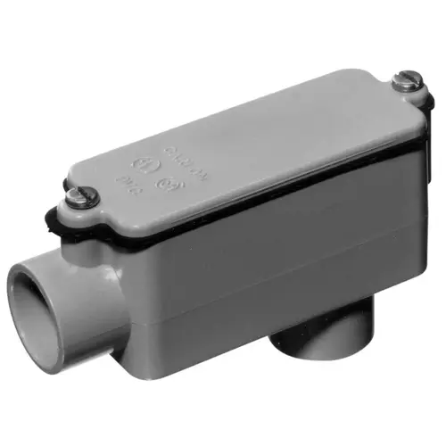 2-1/2 In. PVC LB Access Fitting Gray