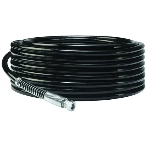 Spray Hose, 1/4 in ID, 50 ft L Black