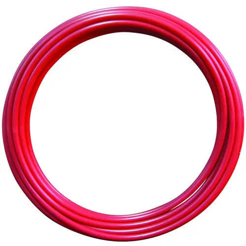 PEX-B Pipe Tubing, 1 in, Red, 100 ft L