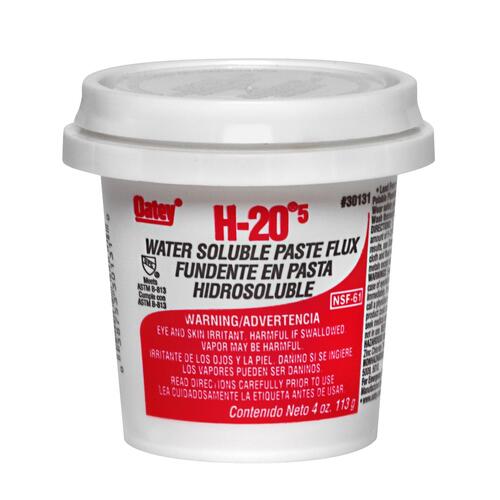 H-20 Series Water Soluble Flux, 16 oz, Paste, Light Yellow