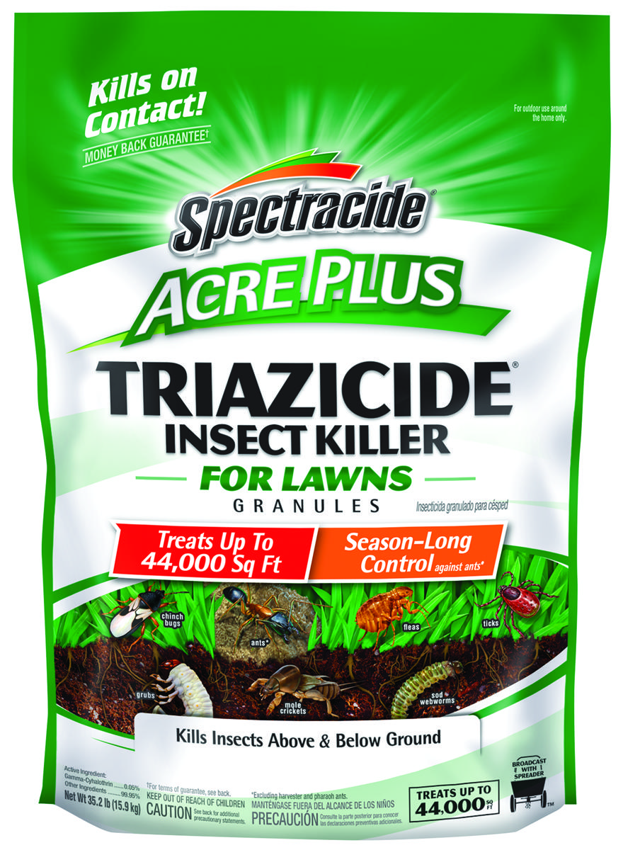 SPECTRACIDE HG-96202 Triazicide 96202 Insect Killer, Solid, 35.2 lb Bag Brown/Tan