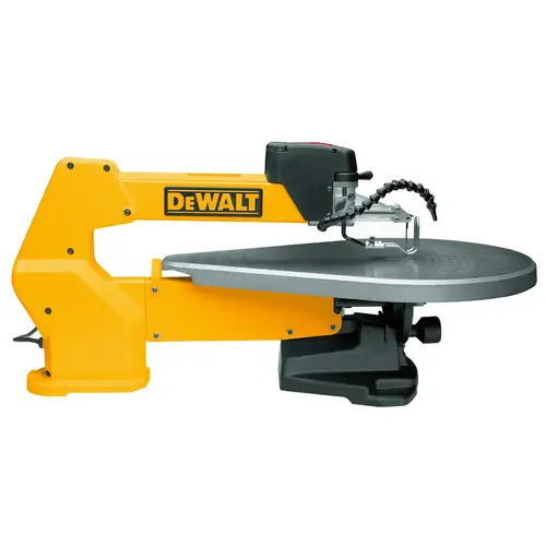 Scroll Saw, 120 V, 1.3 A, 5 in L Blade, 13/16 in Cutting Capacity, 400 to 1750 spm Yellow