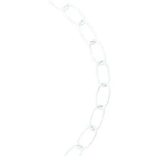 Chain 40 ft. Ball Steel 0.14" D X 40 ft. L Zinc Plated White