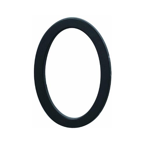 FM-6 Architectural Series House Number, Character: 0, 6 in H Character, Black Character