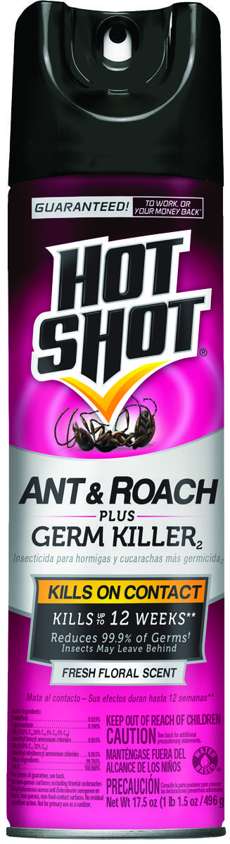 HOT SHOT HG-96781 Ant, Liquid, Spray Application, Lawn, Non-Porous Surfaces, Turf, 17.5 oz