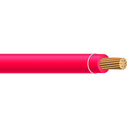 Southwire 22975783 22975736 Building Wire, 10 AWG Wire, 50 ft L, Copper Conductor, PVC Insulation, Nylon Sheath, Red Sheath