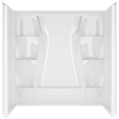 Delta 40044 Bathtub Wall Set, 32-1/2 in L, 60 in W, 60.38 in H, Procrylic, Stud Installation, White