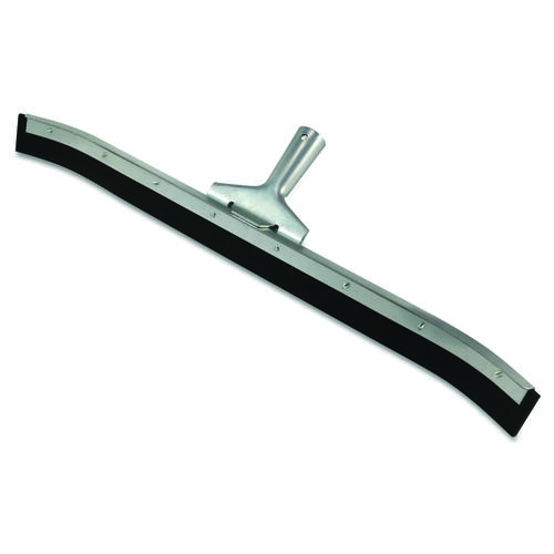 AquaDozer Floor Squeegee, 36 in Blade, Rubber Blade, Black