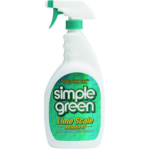 SIMPLE GREEN 1710001250022 Lime Scale Remover, 22 oz, Liquid, Pleasant Wintergreen, Turquoise