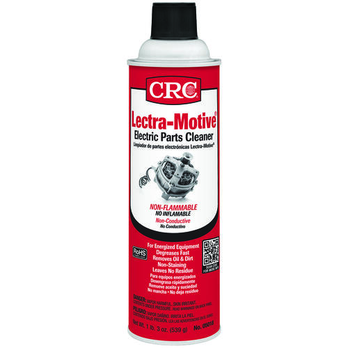 CRC 05018 Lectra-Motive Electric Part Cleaner, 20 oz, Liquid