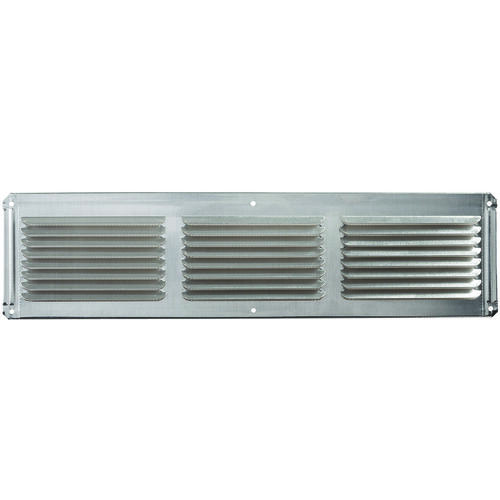 Master Flow EAC16X4XCP36 Undereave Vent, 4 in L, 16 in W, 26 sqft Net