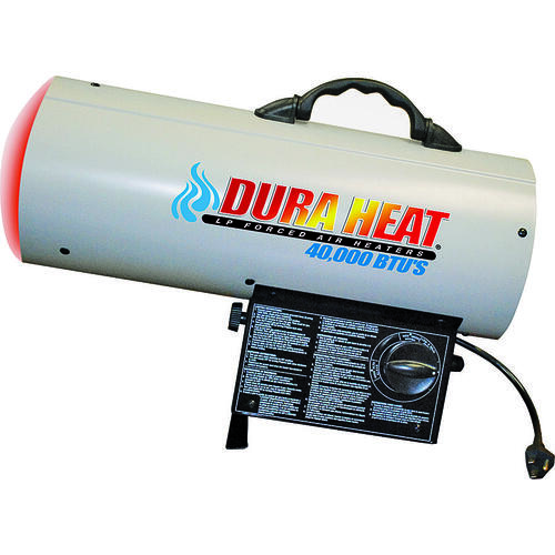 Dura Heat GFA40 Forced Air Heater, 20 lb Fuel Tank, Liquid Propane