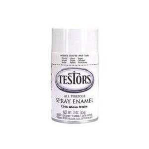 testors gloss white spray paint