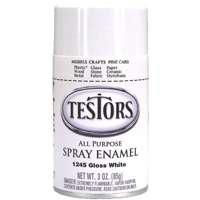 Testors 1245T Craft Paint, Gloss, White, 3 oz, Bottle