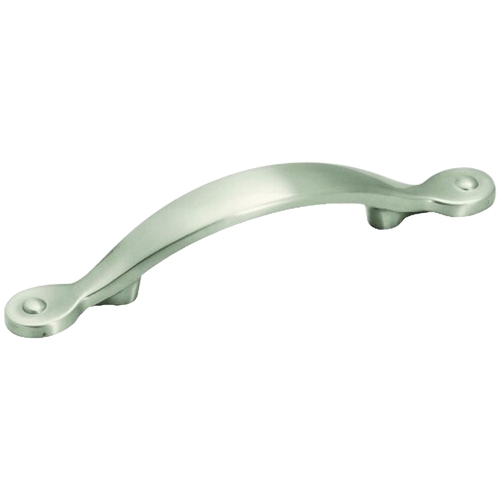 Amerock TPK1590G10 Curved Arch Cabinet Pull 3" Center To Center  Satin Nickel - pack of 10