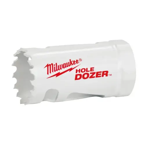 Milwaukee 49-56-0092 Hole Dozer Hole Saw, 1-5/8 in Dia, 1-5/8 in D Cutting, 5/8-18 Arbor, 6 TPI Thermoset-Coated