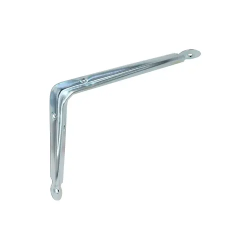 110BC N224-469 Shelf Bracket, 25 lb, 6 in L, 1-9/16 in H, Steel, Zinc