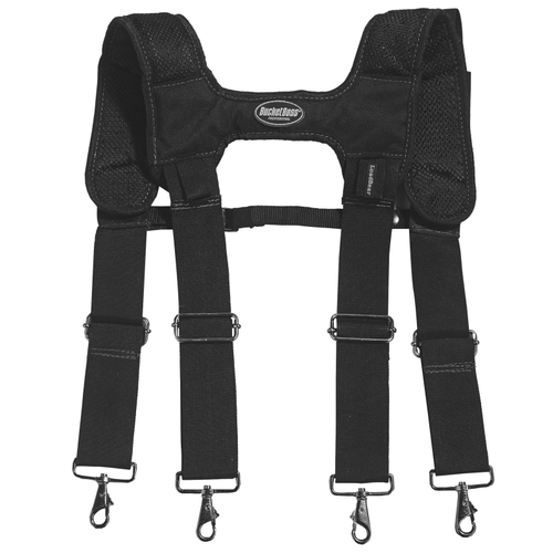 Bucket Boss 57400 LoadBear Series Suspender, Fabric, Black
