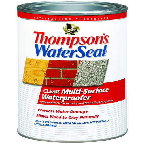 Thompson's Waterseal TH.024104-14 Multi-Surface Waterproofer Clear Water-Based 1 qt Clear