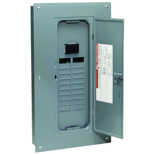 Load Center, 40 -Pole, 100 A, 20 -Space, Plug-On Neutral, NEMA 1 Enclosure