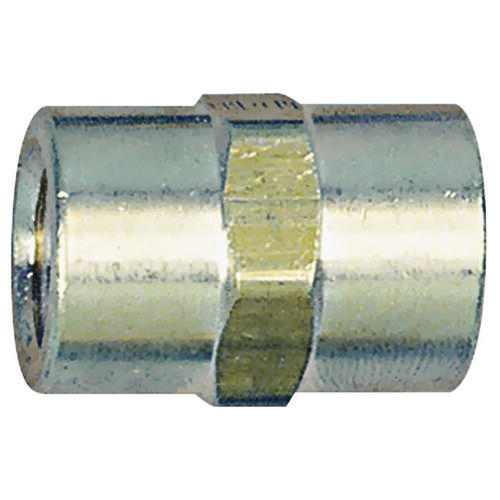 Air Line Coupling, 1/4 in, FNPT, Brass