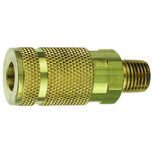 Quick Change Coupler Brass 1/4" Male