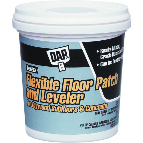 DAP 7079859184 Bondex Floor Leveler and Patch, Gray, 1 qt Tub