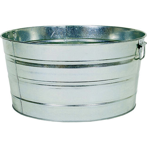 Behrens 2GS Wash Tub, 15 gal Capacity, Galvanized Steel