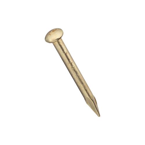 V7714 1/2" 18G Escutcheon Pins Brass Finish