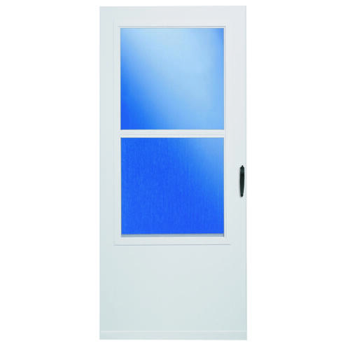 LARSON 029832U Single-Vent Storm Door, 36 in W, 81 in H, White