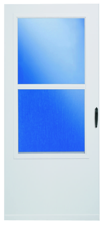 LARSON 029832U Single-Vent Storm Door, 36 in W, 81 in H, White