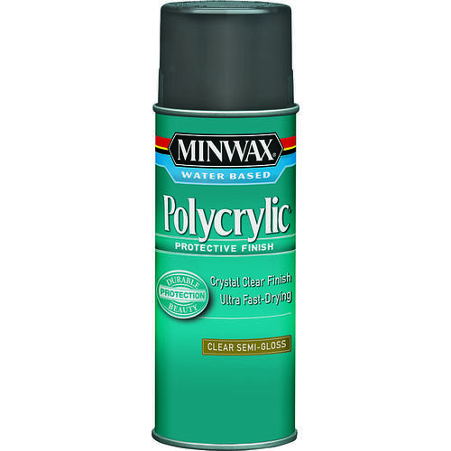 Minwax 34444000 Polycrylic Protective Finish Paint, SemiGloss, Liquid