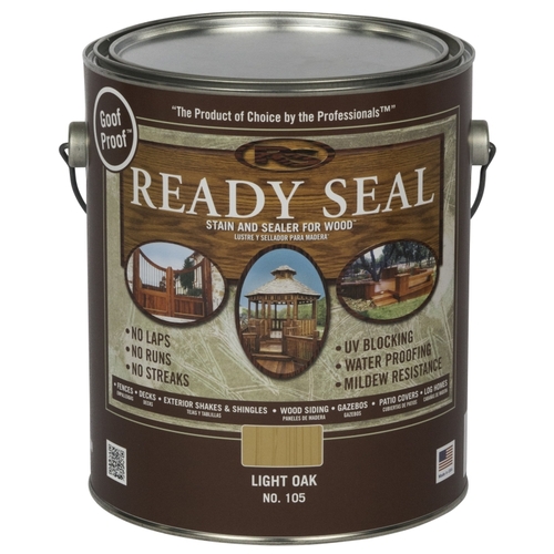 Ready Seal 105XCP4 Wood Stain and Sealer Goof Proof Semi