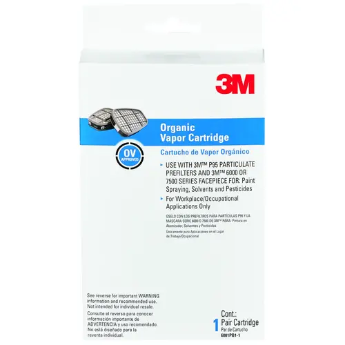 TEKK Protection Respirator Cartridge Black - pack of 2