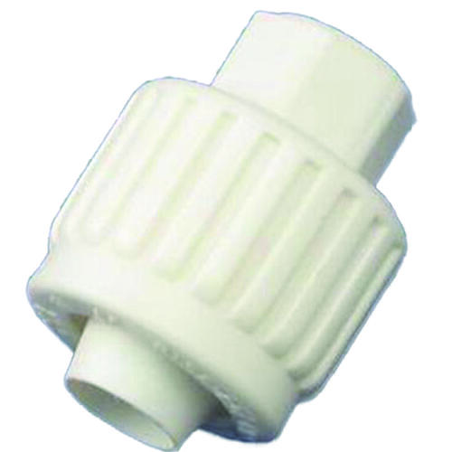 Tube to Pipe Adapter, 1/2 x 1/8 in, Compression x FPT, Polyoxymethylene, White