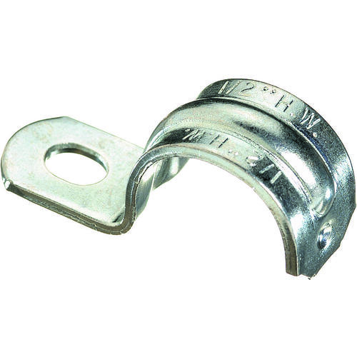 Halex 61105B Conduit Strap, Steel, Zinc-Plated - pack of 100