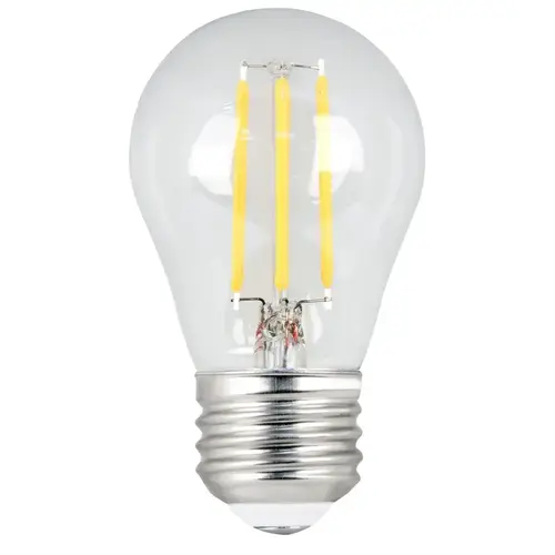 Feit Electric BPA1540/927CA/FIL/2 LED Bulb, General Purpose, A15 Lamp, 40 W Equivalent, E26 Lamp Base, Dimmable, Clear Pair