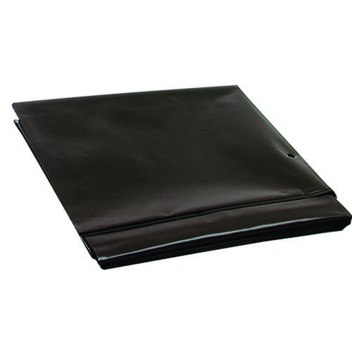 Turbine Vent Cover, 0.005 in Thick Material, Polyethylene, Black