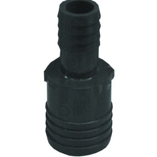 Reducing Pipe Coupling, 1-1/4 x 3/4 in, Insert, Polypropylene, Gray - pack of 10