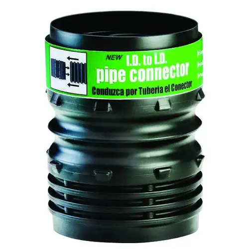 4 In. Universal Plastic Corrugated Connetor