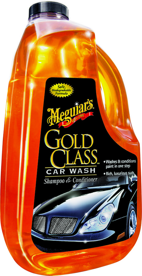 Meguiar's G7164 Car Wash Shampoo and Conditioner, 64 oz Bottle, Liquid, Sweet Fruity Bright Yellow