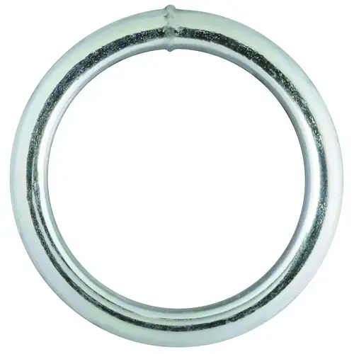 3155BC Series Welded Ring, 300 lb Working Load, 1-1/2 in ID Dia Ring, #3 Chain, Steel, Zinc - pack of 10