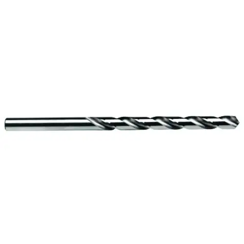 Jobber Drill Bit, 0.076 in Dia, 2 in OAL, Spiral Flute, 4-Flute, 0.076 in Dia Shank, Straight Shank Bright